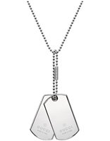 Necklace Gucci Man Dog Tag in Silver YBB010492001 - YBB010492001